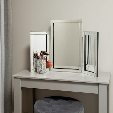 Folding Dressing Table Mirror PU006