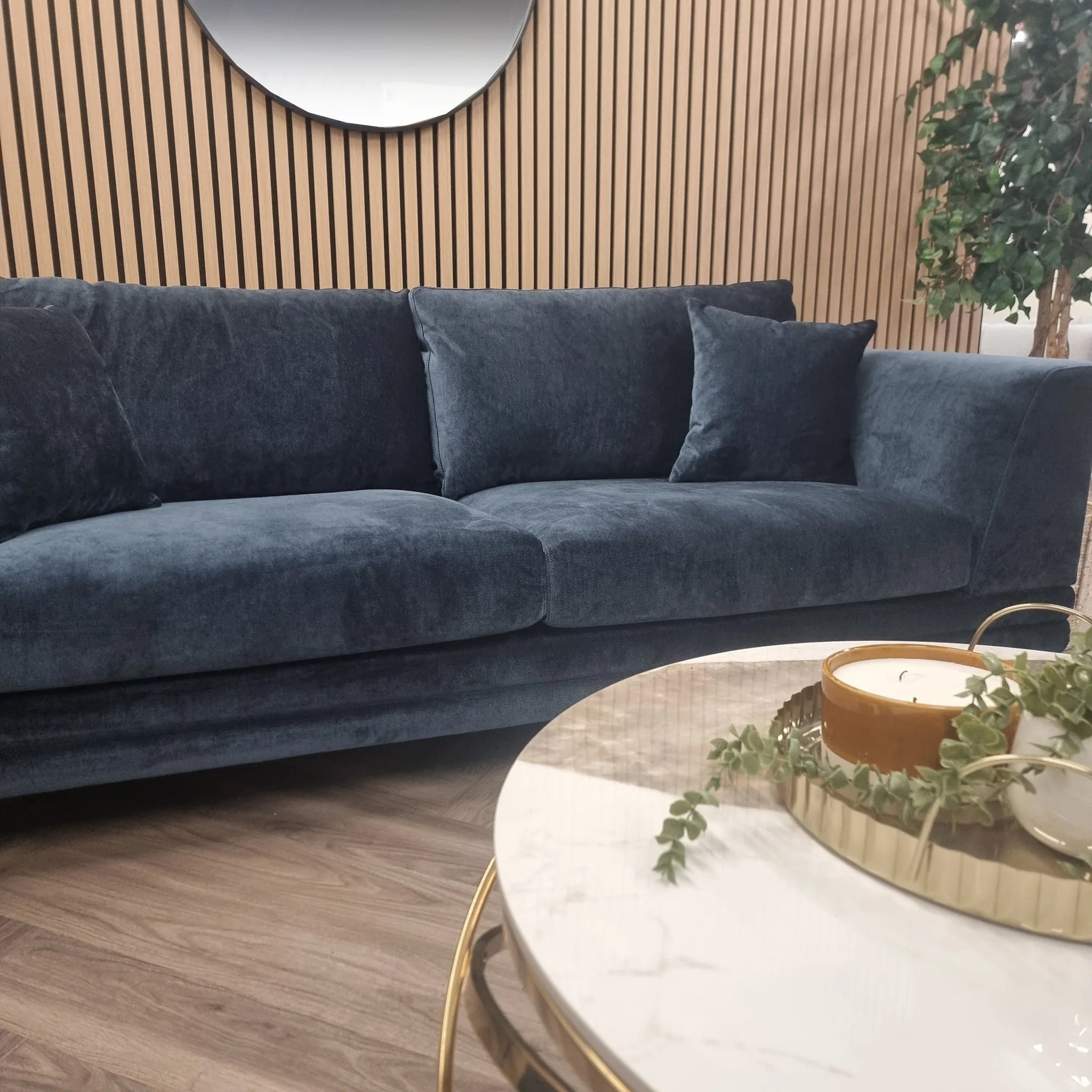Lenox 3 & 2 Sofa Set in Royal Blue