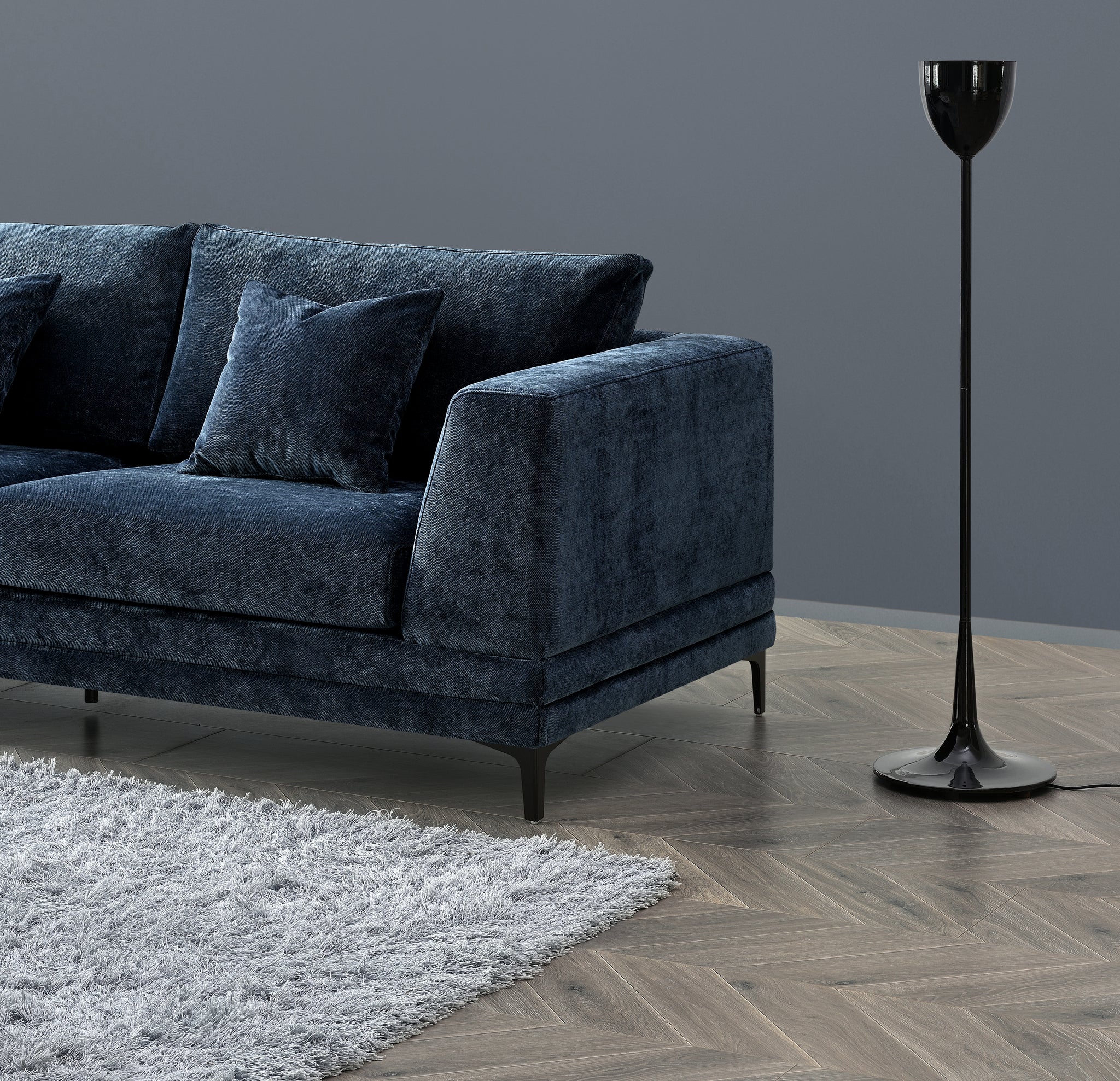 Lenox 3 & 2 Sofa Set in Royal Blue