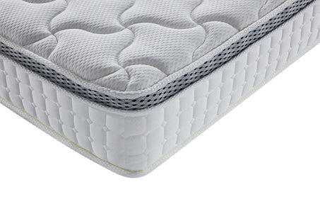 23cm 2000 Pocket Sprung Mattress Single/Double/King Size-Mattress A