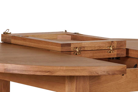 1.1m Round Extending Dining Table