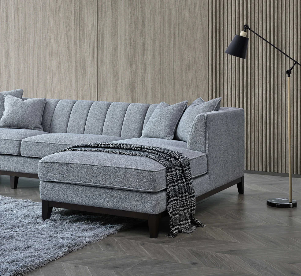 Cooper Right/Left Hand Corner Group in Dolphin Boucle