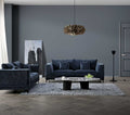 Lenox 3 & 2 Sofa Set in Royal Blue